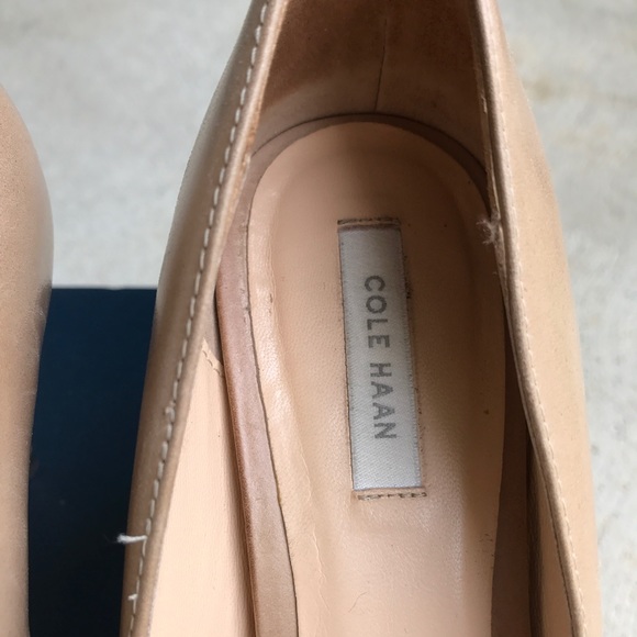 SOLD Cole Haan Nude Leather Pumps - Picture 6 of 7